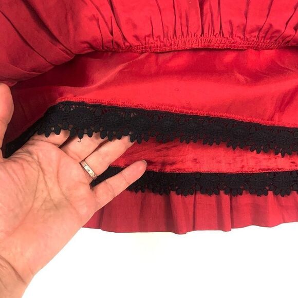 MOULINETTE SOEURS Midi Cotton & Sequins Skirt - Picture 4 of 12